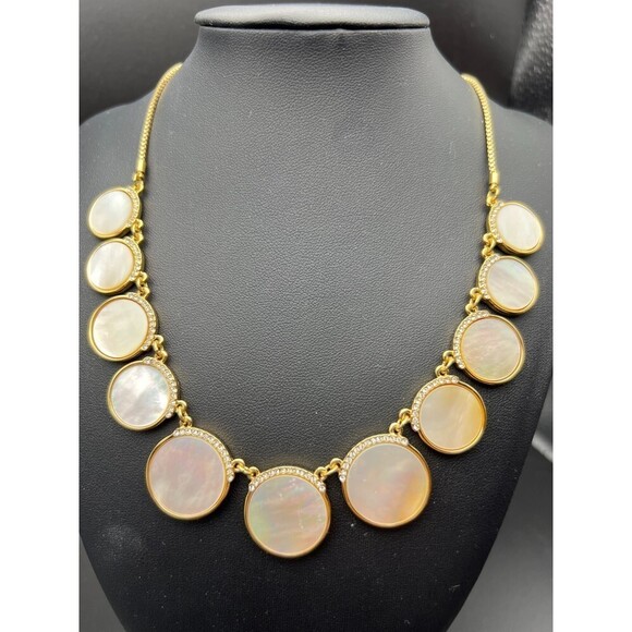 Kate Spade Mother of Pearl Disc Necklace - Picture 5 of 6